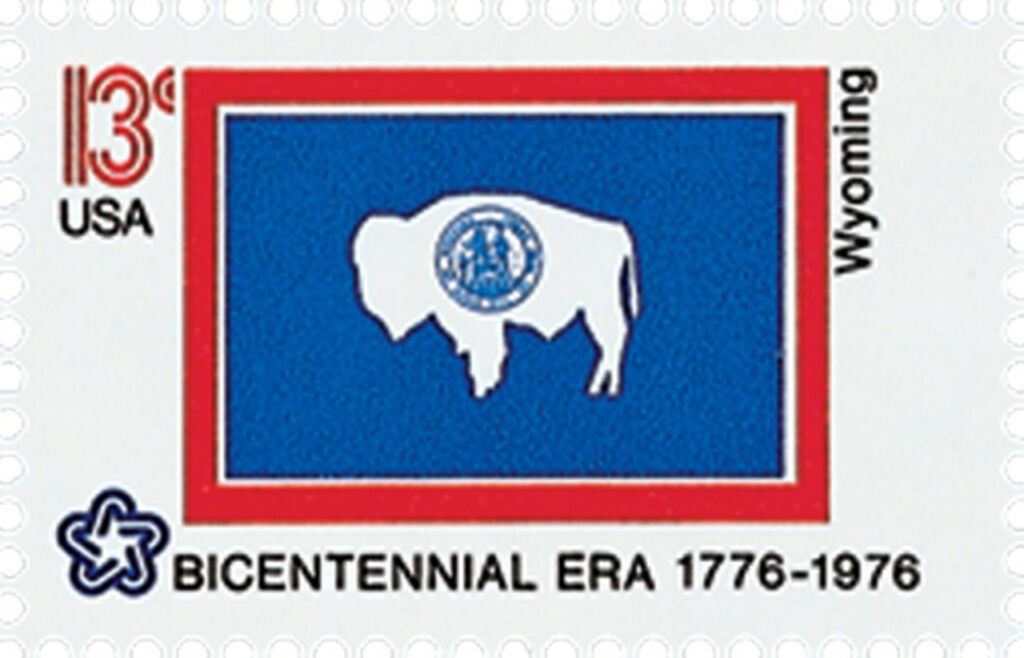 # 1676 - 1976 13c State Flags: Wyoming