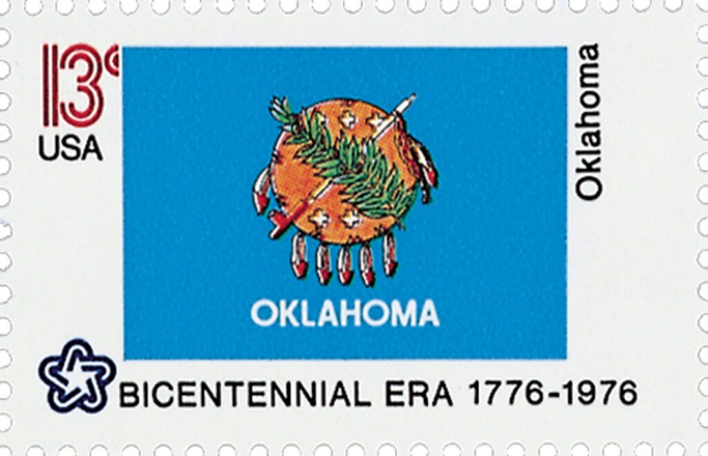 # 1678 - 1976 13c State Flags: Oklahoma