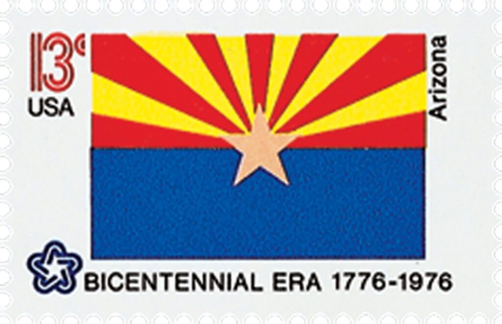 # 1680 - 1976 13c State Flags: Arizona