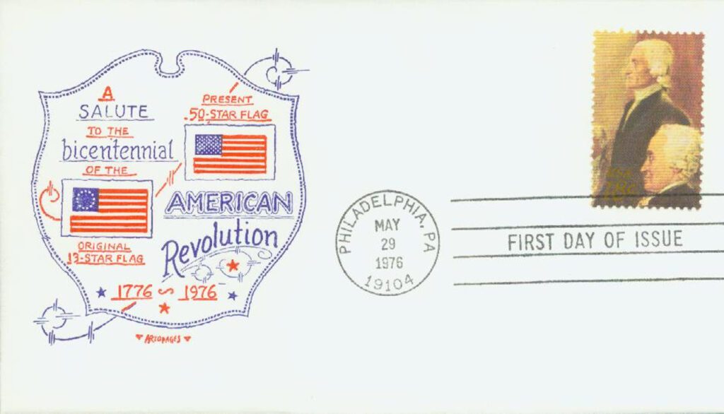 # 1687d - 1976 18c Hancock, Thomson Classic First Day Cover