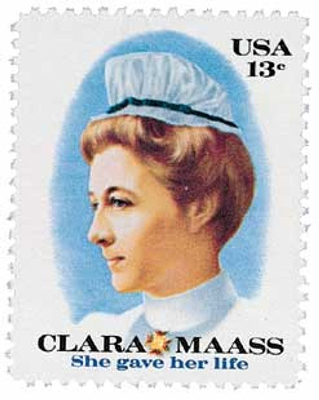 #1699 - 1976 13c Clara Maass