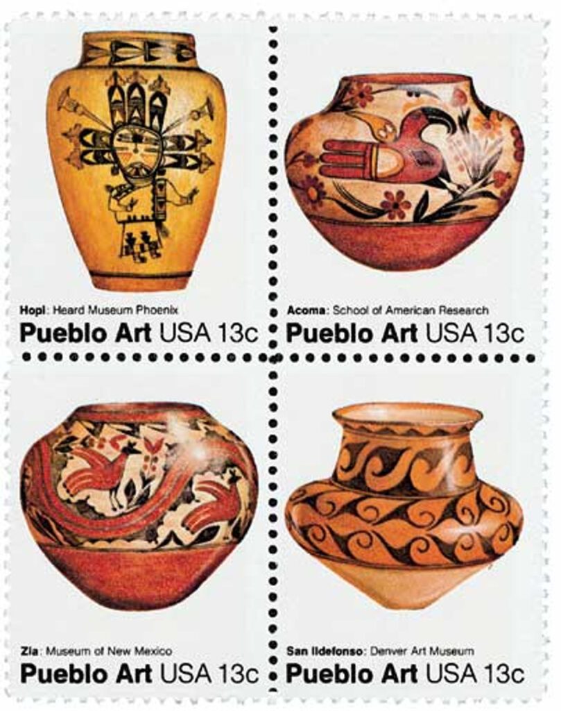 #1706-09 - 1977 13c Pueblo Pottery