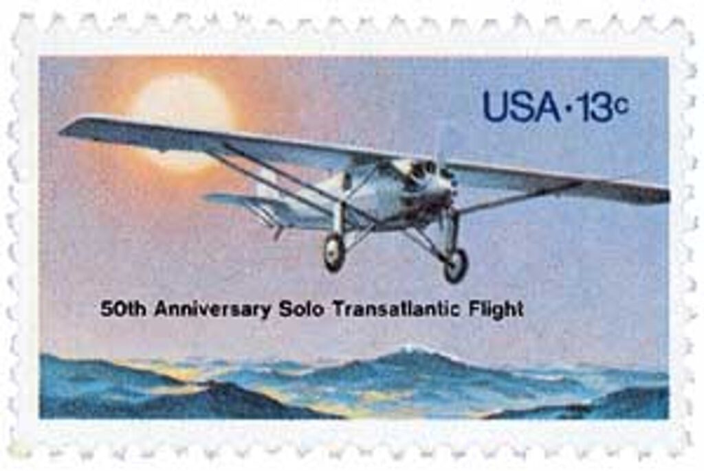 # 1710 - 1977 13c Lindbergh Flight