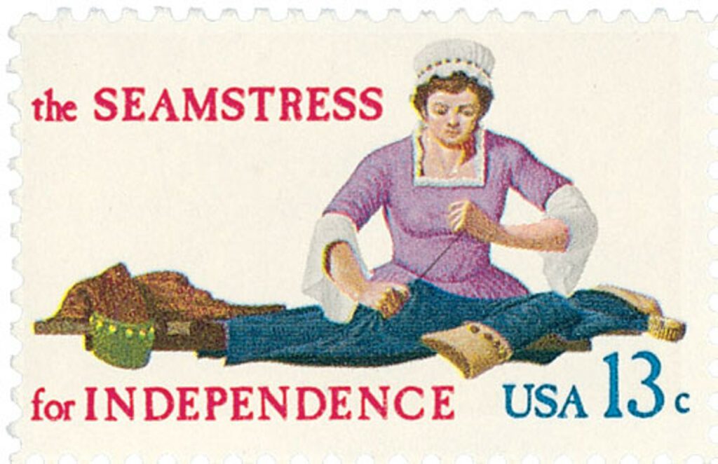 1977 13¢ Skilled Hands for Independence: Seamstress