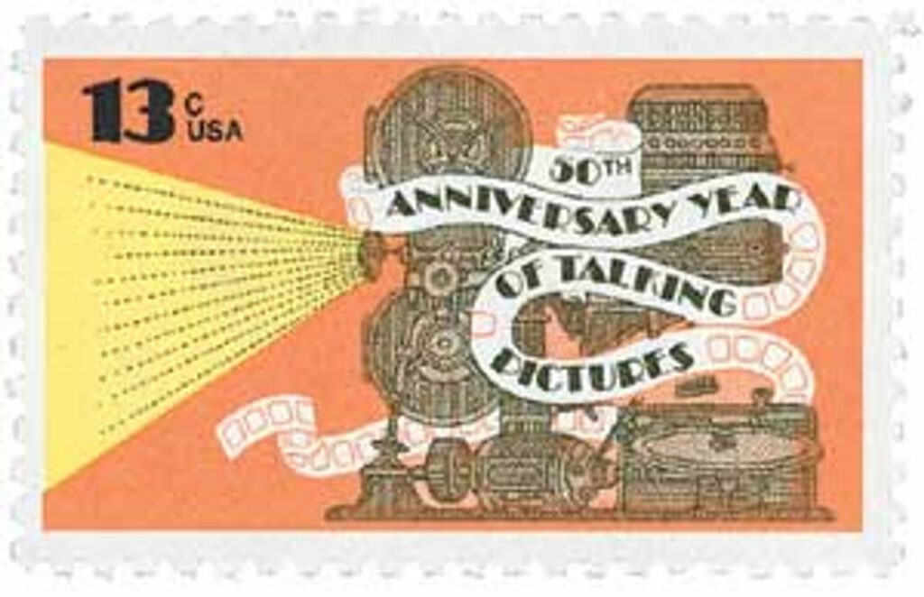 # 1727 - 1977 13c Talking Pictures 50th Anniversary