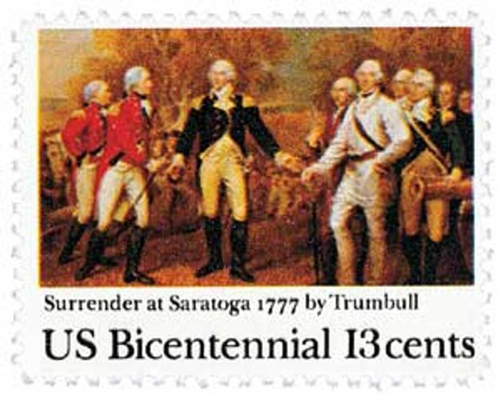 1977 13¢ Surrender at Saratoga