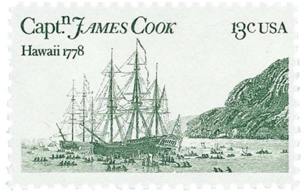# 1733 - 1978 13c Captain Cook Bicentennial: Hawaii