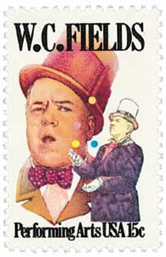 # 1803 - 1980 15c Performing Arts: W. C. Fields