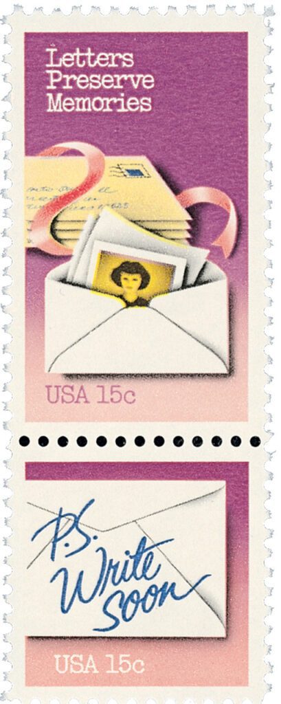 # 1805-06 - 1980 15c Letter Writing: Letter's Preserve Memories