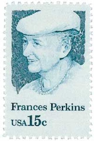 # 1821 - 1980 15c Frances Perkins