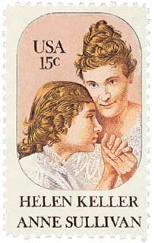 1980 15¢ Helen Keller and Anne Sullivan
