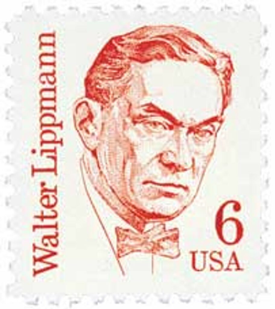 1985 6¢ Walter Lippmann