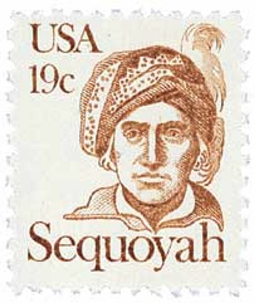1980 19¢ Great Americans: Sequoyah