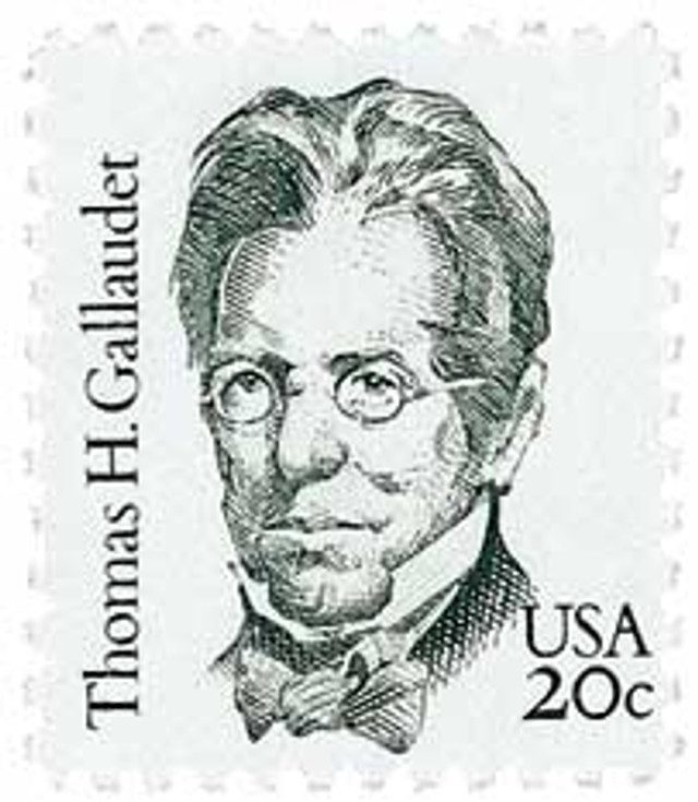 1983 20¢ Great Americans: Thomas H. Gallaudet