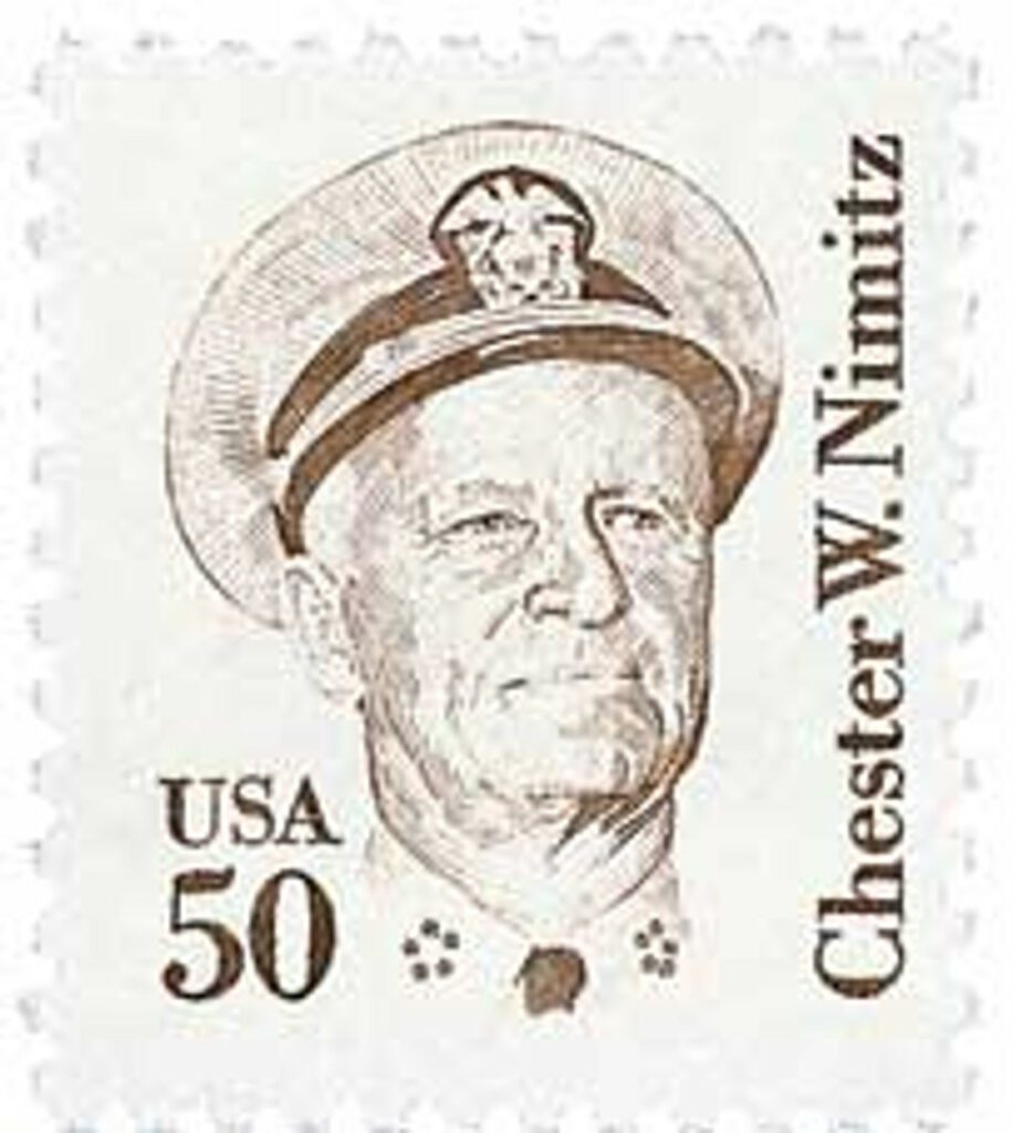 1985 50¢ Great Americans: Chester W. Nimitz