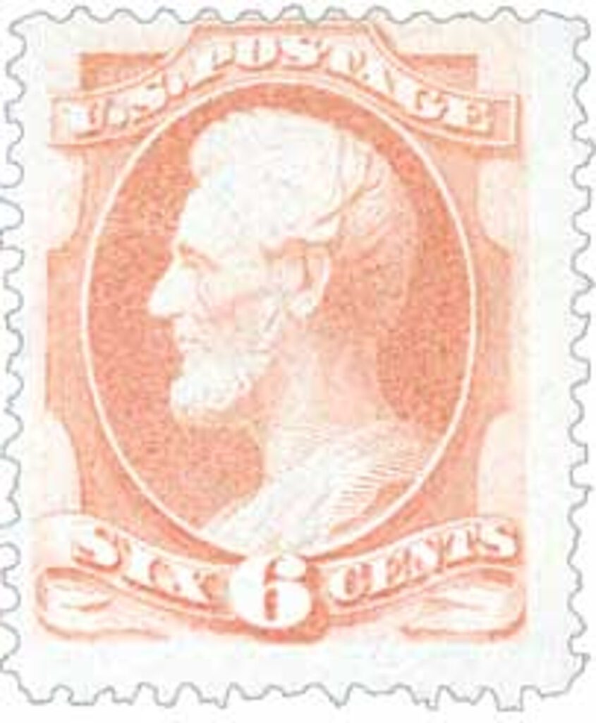 # 186 - 1879 6c Abraham Lincoln, pink