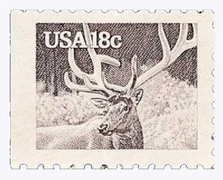 1981 18¢ Wildlife of America: Elk