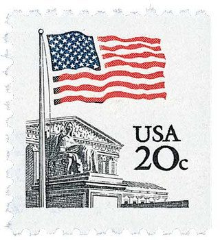 1981 20¢ Flag Over Supreme Court