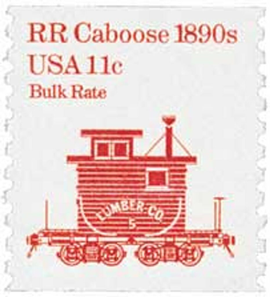 1984 11¢ Transportation Series: RR Caboose, 1890s