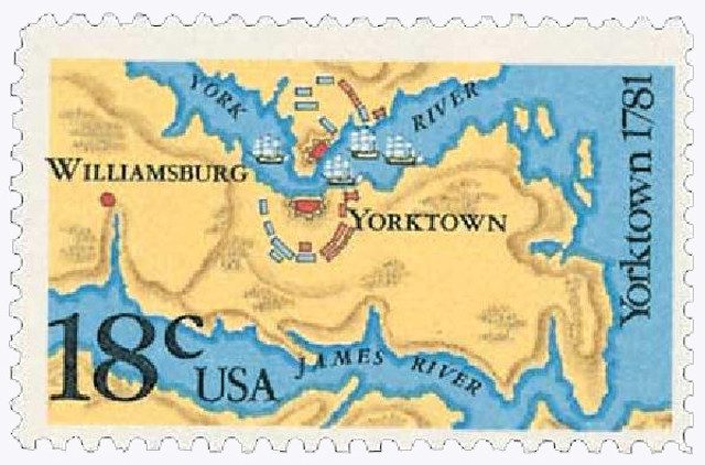 #1937 - 1981 18c Battle of Yorktown
