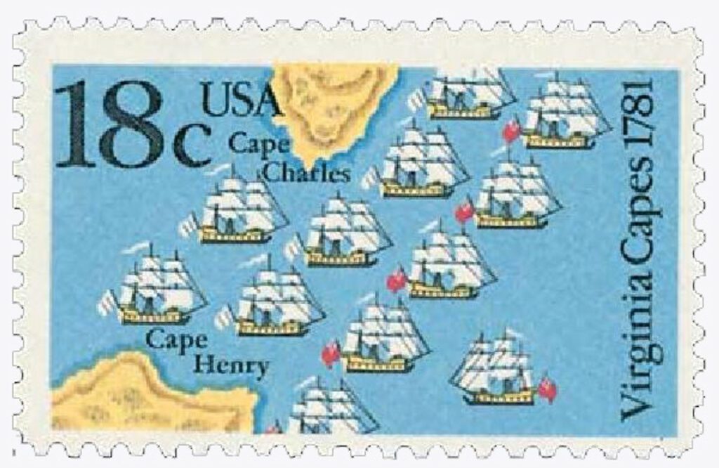 1981 18¢ Battle of the Virginia Capes