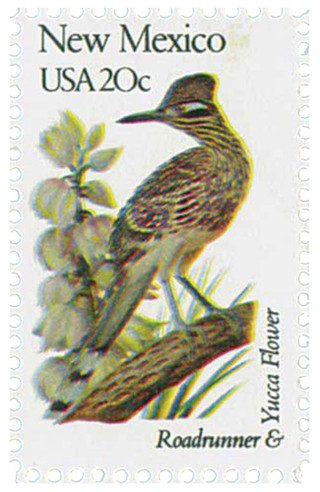 # 1983 - 1982 20c State Birds and Flowers: New Mexico