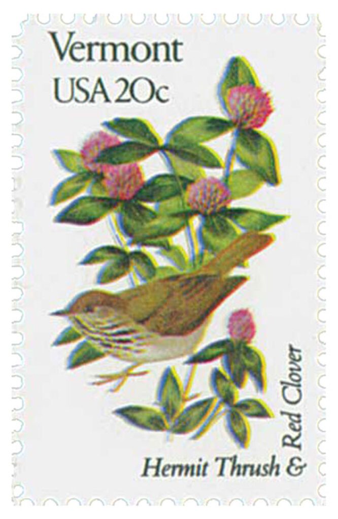 # 1997 - 1982 20c State Birds and Flowers: Vermont