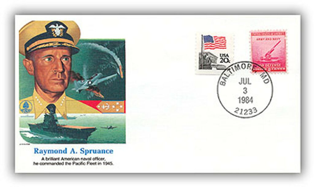 1984 Raymond Spruance Commemorative Cover