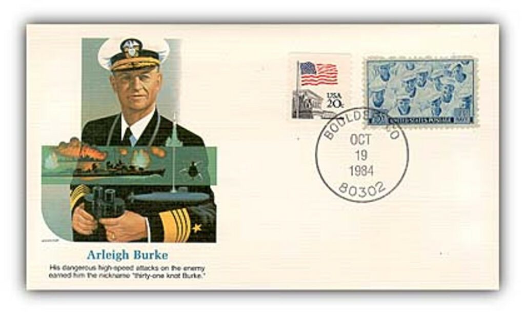 # 20017 - 1984 Arleigh Burke Commemorative Cover