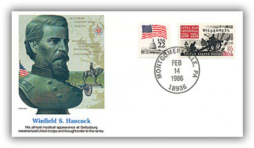 # 20078 - 1986 Winfield S Hancock Commemorative Cover