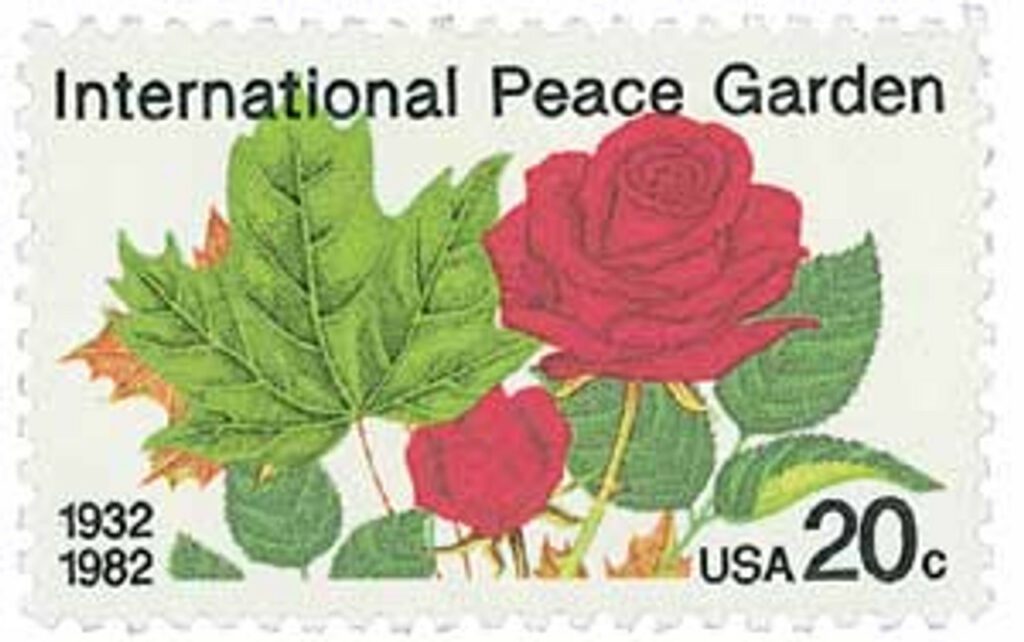 1982 20¢ International Peace Garden 