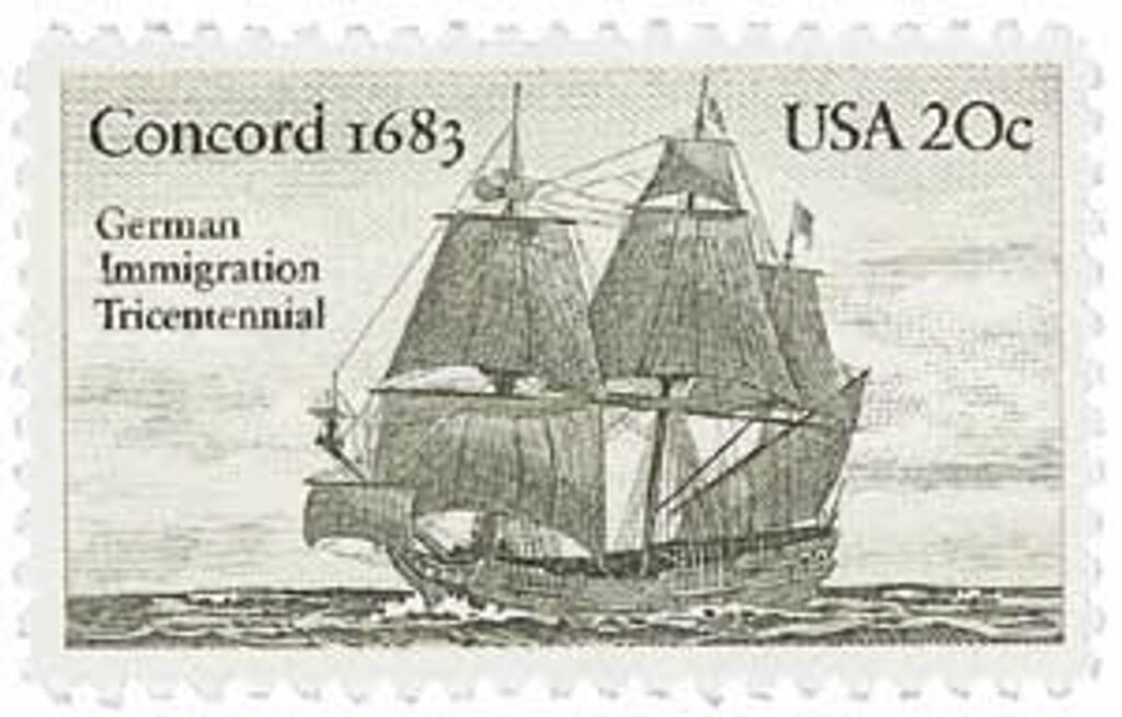 # 2040 - 1983 20c US and Germany