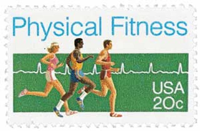 #2043 - 1983 20c Physical Fitness