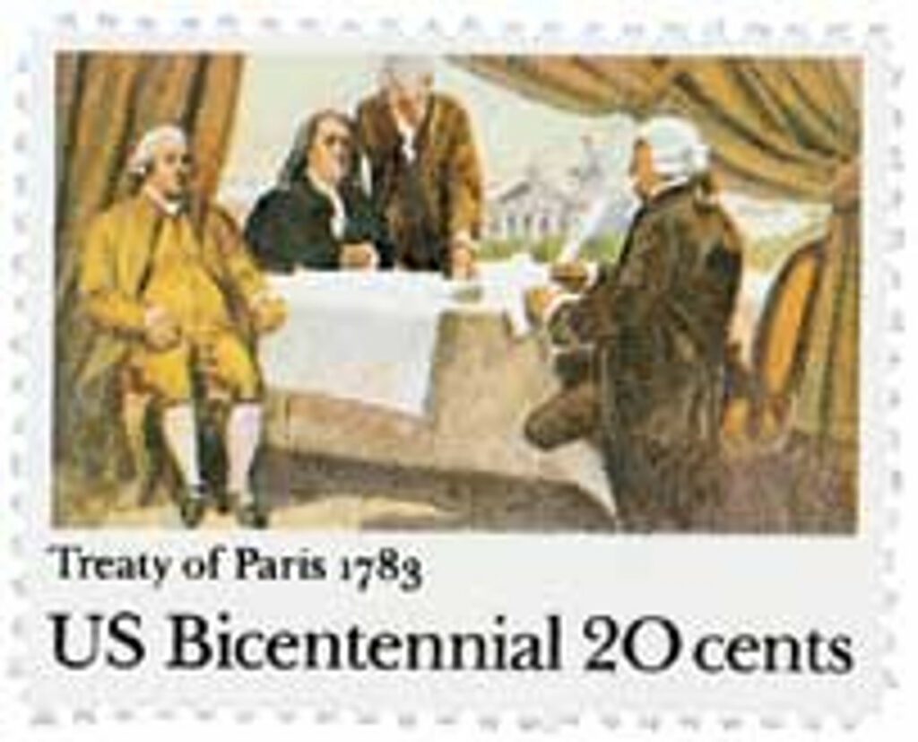 1983 20¢ Signing of Treaty of Paris