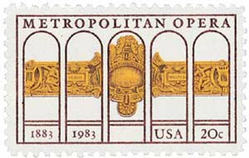 1983 20¢ Metropolitan Opera