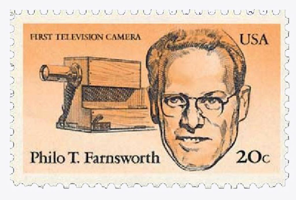 1983 20¢ American Inventors: Philo T Farnsworth, First TV Camera