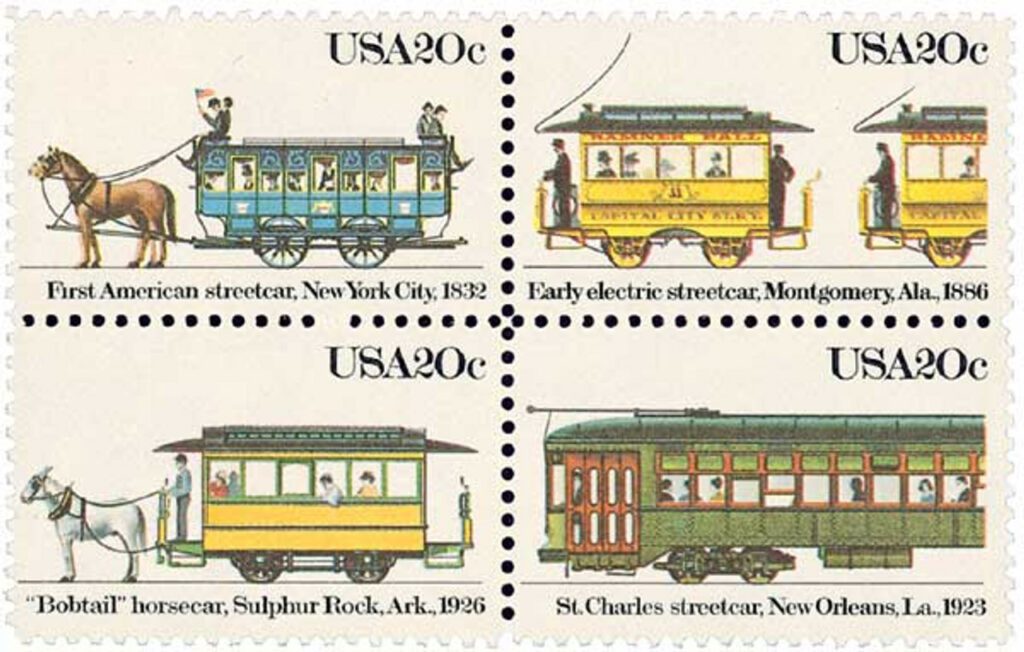 # 2059-62 - 1983 20c Street Cars