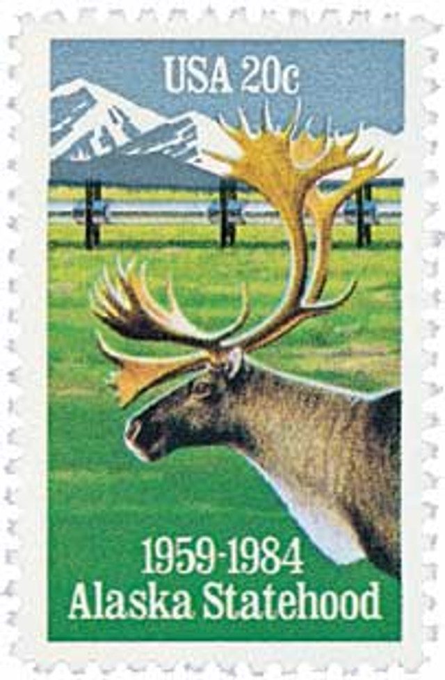 # 2066 - 1984 20c Alaska Statehood