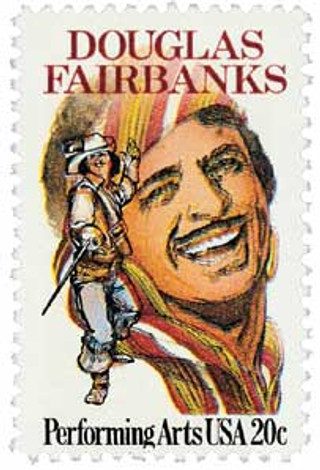 1984 20¢ Performing Arts: Douglas Fairbanks