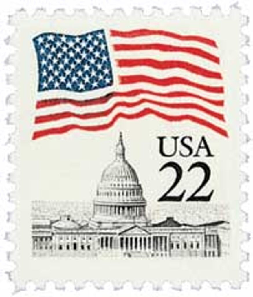 #2114 - 1985 22c Flag Over Capitol