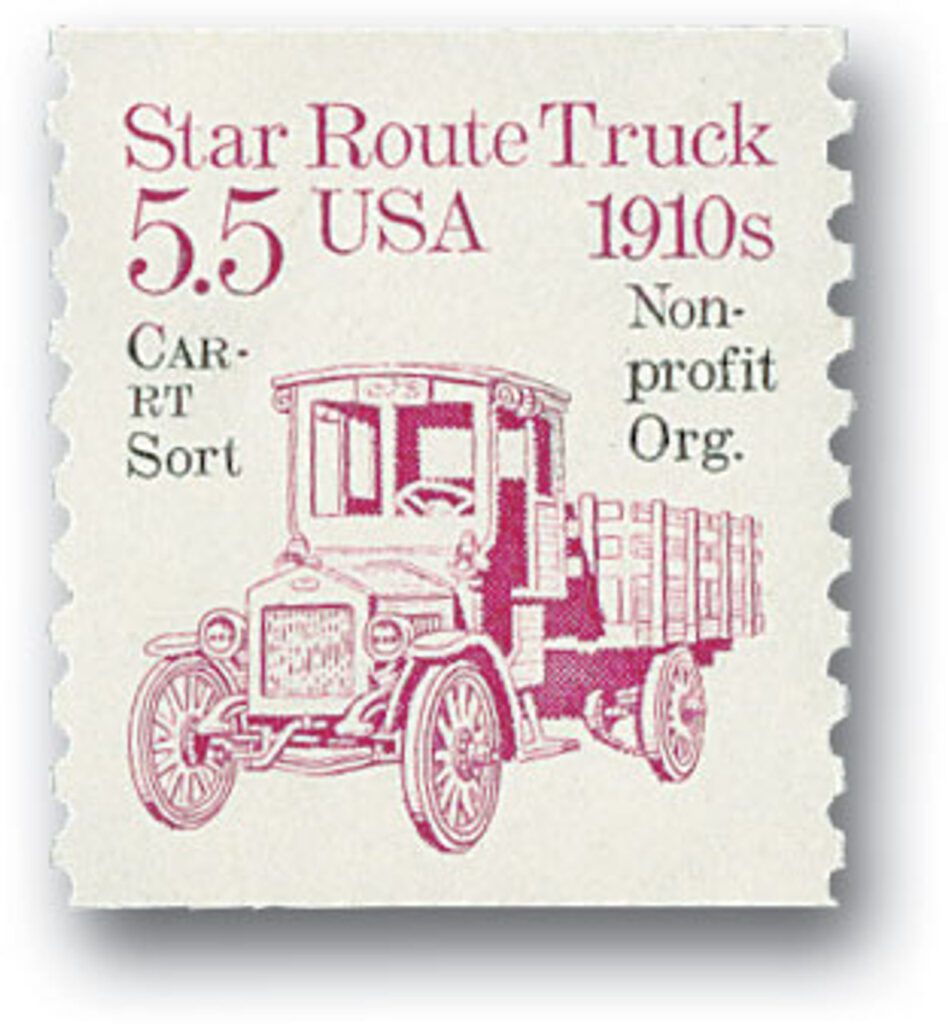 # 2125a - 1986 5.5c Star Route Truck, precancel