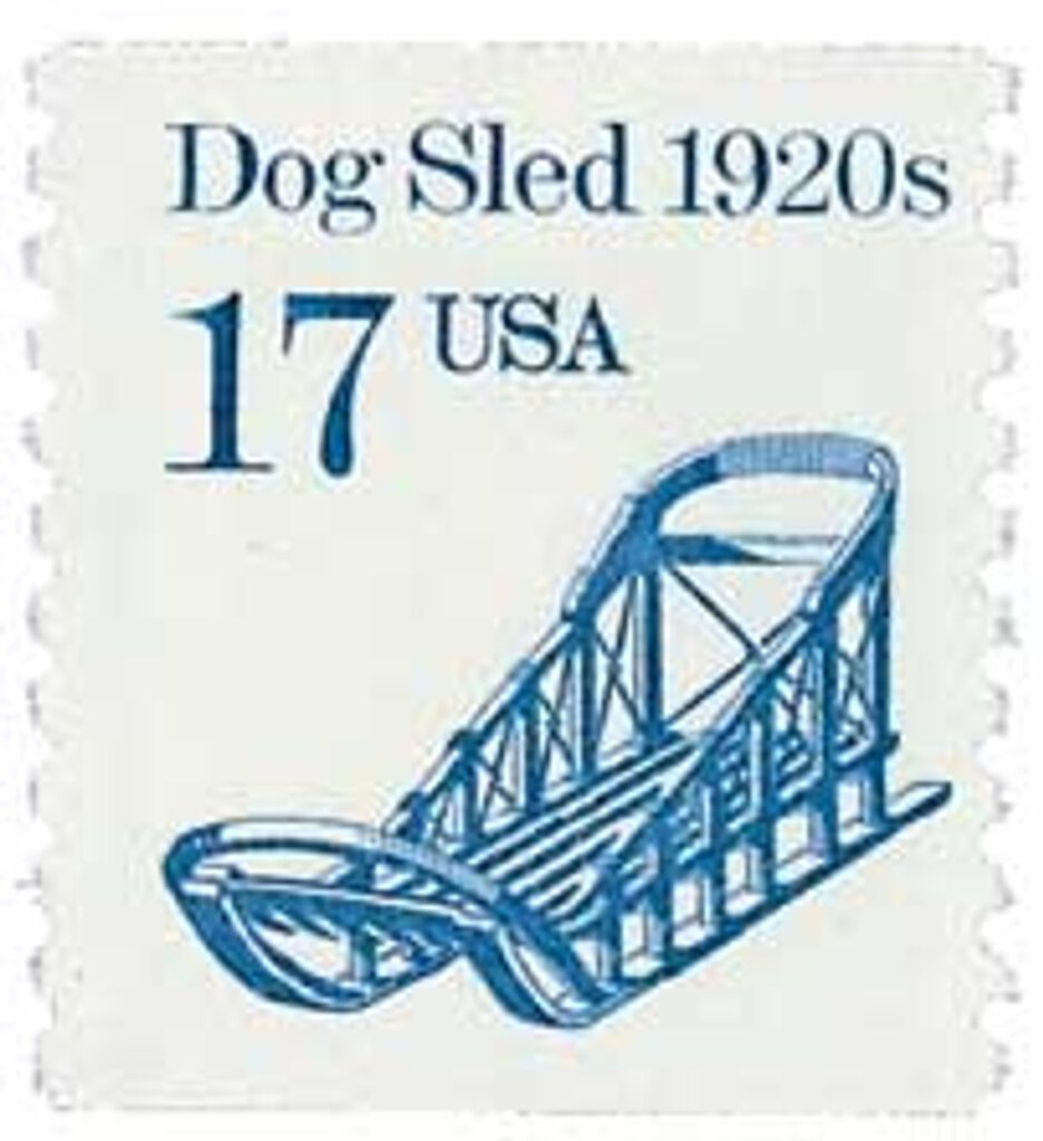 # 2135 - 1986 17c Transportation Series: Dog Sled 1880s