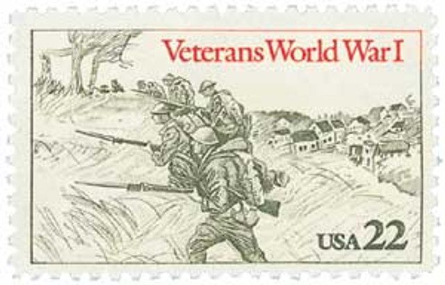 1985 22¢ World War I Veterans