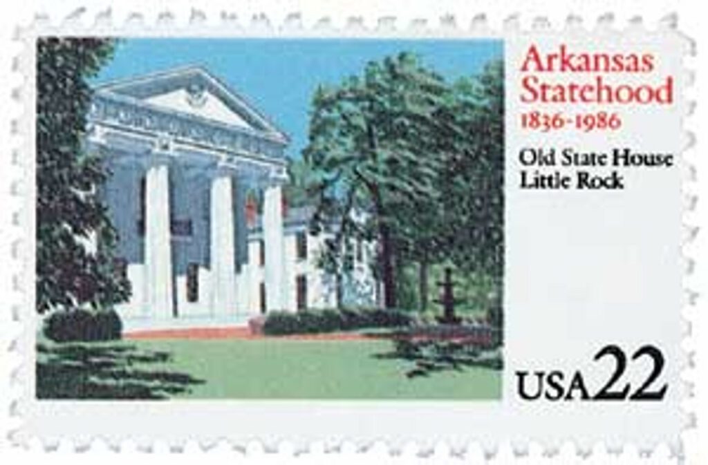 1986 22¢ Arkansas Statehood