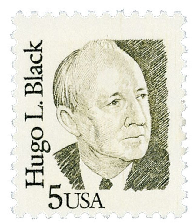 1986 5c Great Americans: Hugo L. Black