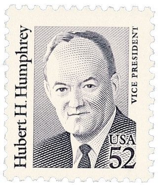 1991 52¢ Hubert H. Humphrey