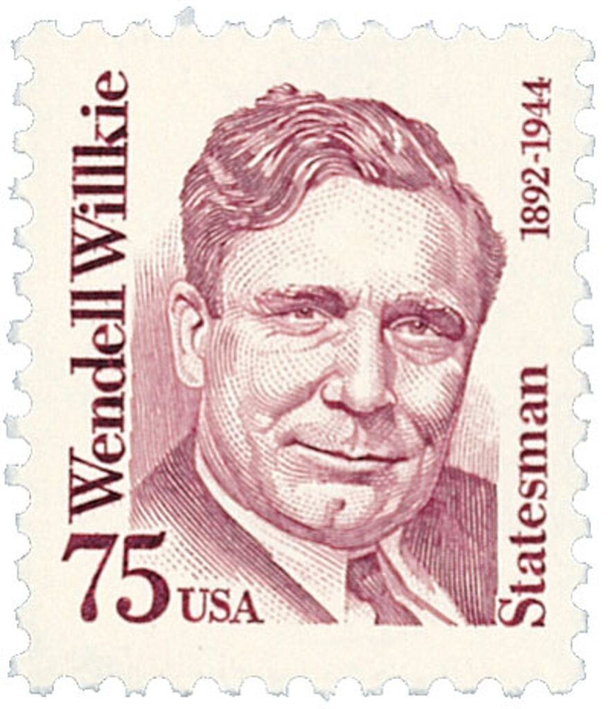 # 2192 - 1992 75c Great Americans: Wendell Willkie