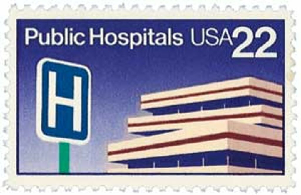 1986 22¢ Public Hospitals