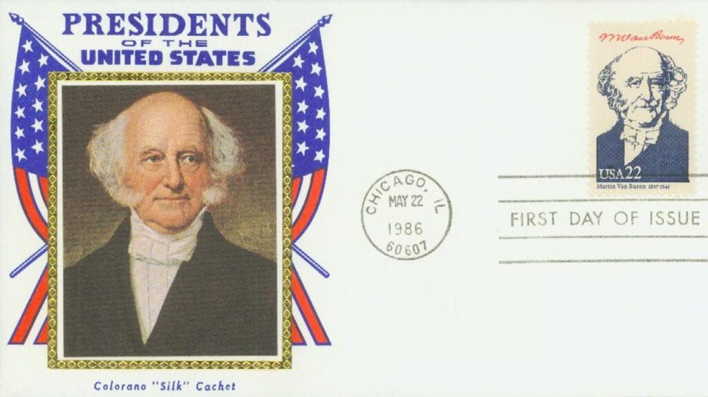 # 2216h - 1986 22c Van Buren First Day Cover