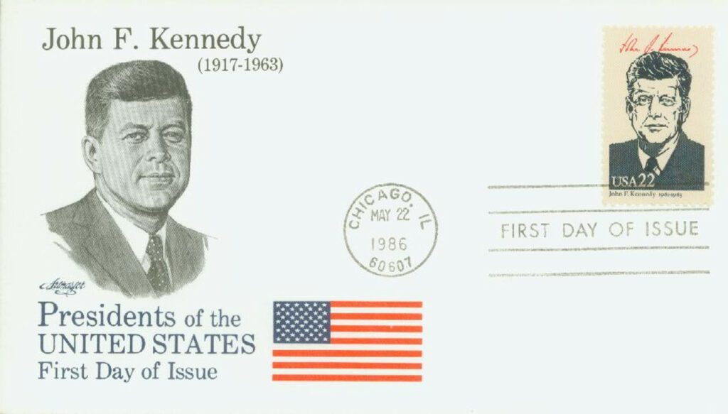 1986 22¢ Pres. Kennedy Classic First Day Cover
